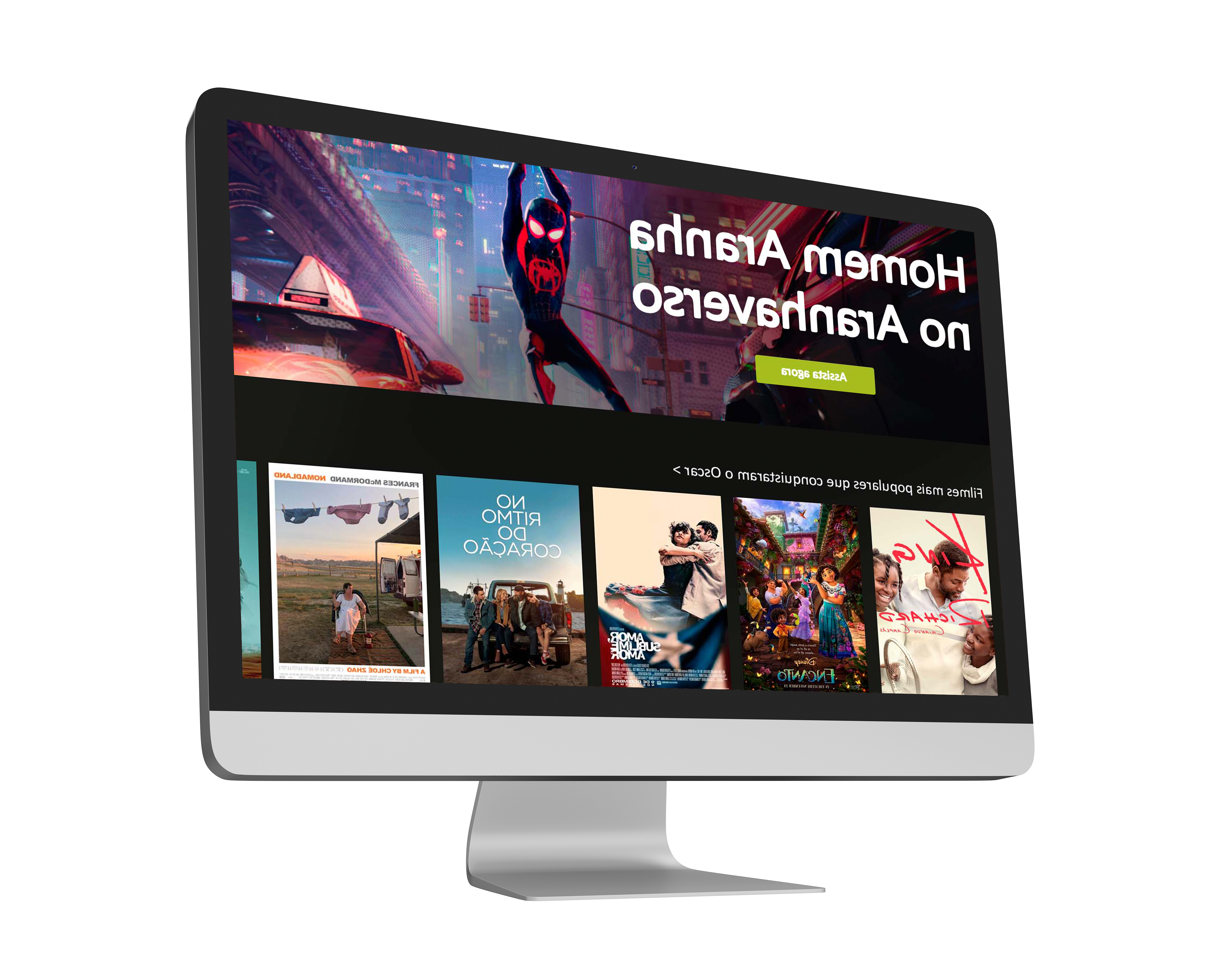 Um monitor com o Oscar+ aberto